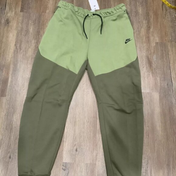 Nike Other - NIKE Tech Fleece Jogger Pants Olive Green cu4495-222 Slim Fit NSW Mens L-Tall. C
